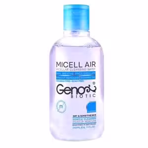 ژنو بایوتیک محلول پاک کننده آرایش میسلار واتر مناسب پوست خشک و حساس 240ML
