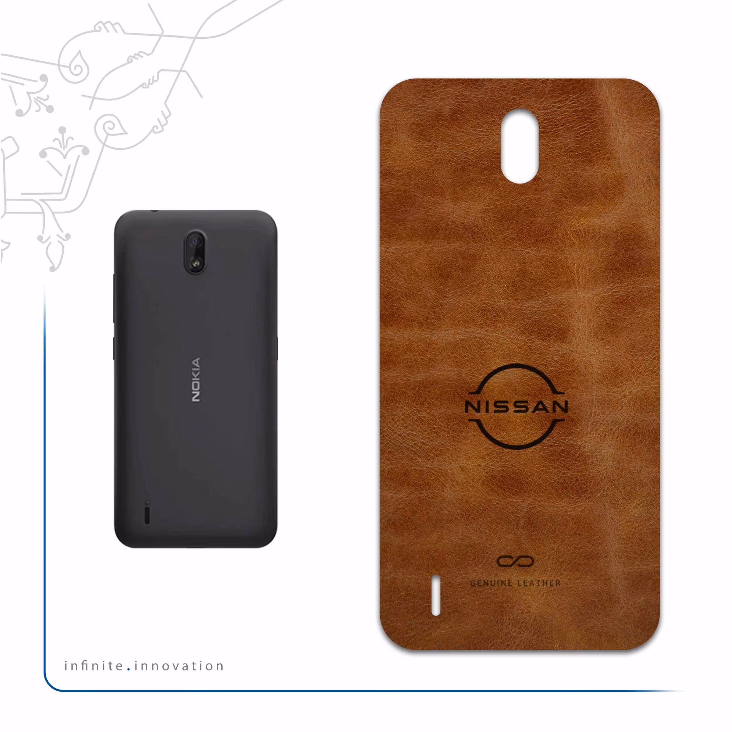 برچسب پوششی ماهوت مدل BFL-NSSN مناسب برای گوشی موبایل نوکیا C1