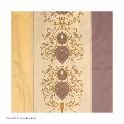 ملحفه آدنو مدل درباری کد IR101 دونفره سایز 220x240 سانتی متر