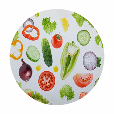 زیرقابلمه ای طرح سبزیجات کد 5007 