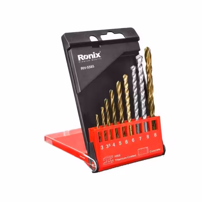  مجموعه 9 عددی مته رونیکس مدل RON-5585