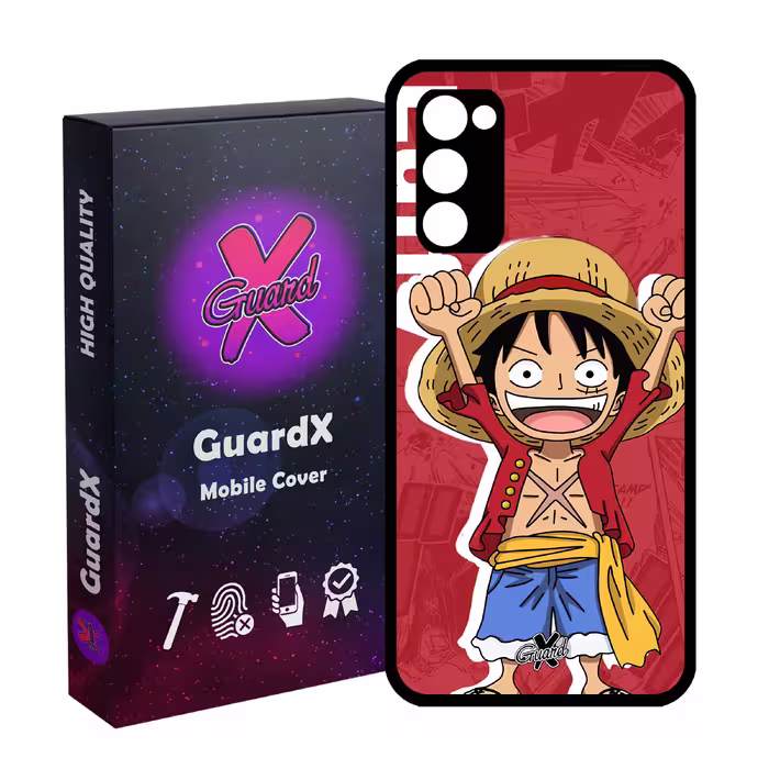 کاور گارد ایکس طرح One Piece Luffy Anime مدل Glass10470 مناسب برای گوشی موبایل سامسونگ Galaxy S20 FE