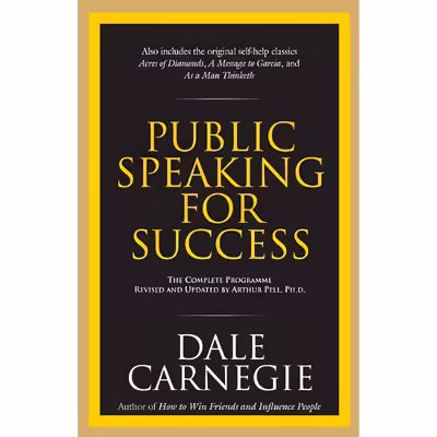 کتاب Public Speaking for Success اثر Dale Carnegie انتشارات Manjul Publishing House Pvt Ltd