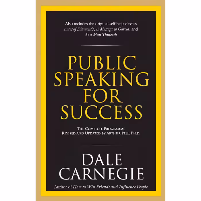 کتاب Public Speaking for Success اثر Dale Carnegie انتشارات Manjul Publishing House Pvt Ltd