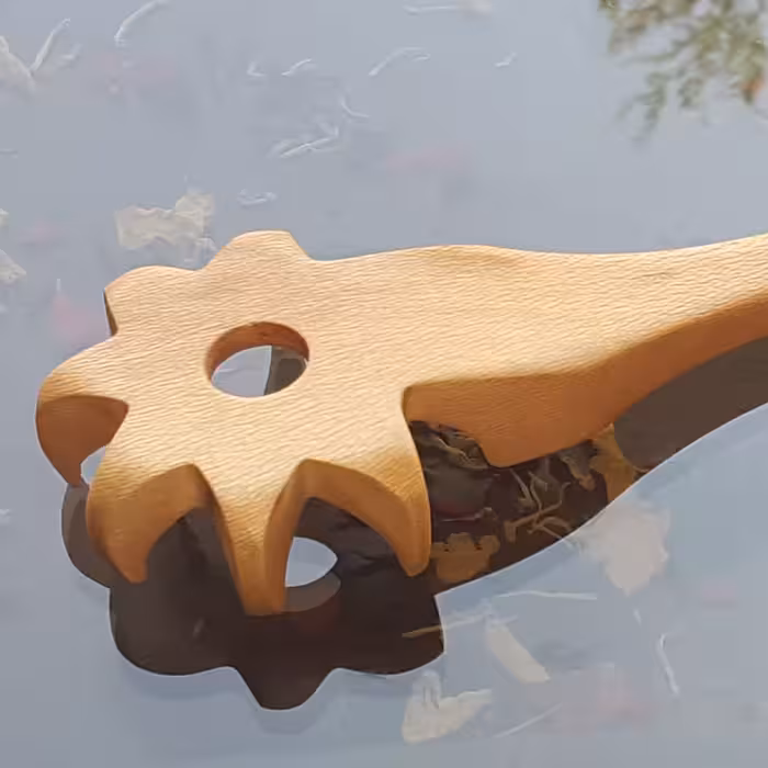 قاشق ماکارونی چوبلمه مدل 06