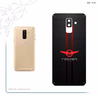 برچسب پوششی ماهوت مدل Rezvani Motors مناسب برای گوشی موبایل سامسونگ Galaxy A6 Plus 2018