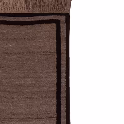 گبه دستبافت یک و نیم متری مدل کف ساده کد 01