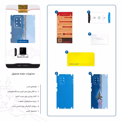 برچسب پوششی ماهوت مدل Fighter plane F15-FullSkin مناسب برای گوشی موبایل شیائومی Redmi Note 10 Pro (China)