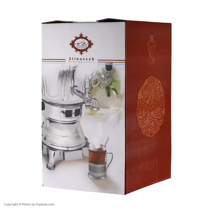 سماور گاز سوز عالی نسب مدل ارس گنجایش 8/5 لیتر 