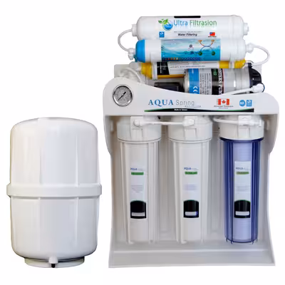 دستگاه تصفیه کننده آب آکوآ اسپرینگ مدل SF4707 به همراه فیلتر مدل 01 مجموعه 4 عددی