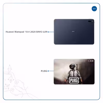 برچسب پوششی ماهوت مدل Pubg-Game مناسب برای تبلت هوآوی Matepad 10.4 2020 BAH3-L09