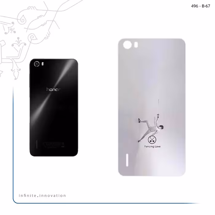 برچسب پوششی ماهوت مدل Fencing مناسب برای گوشی موبایل آنر 6