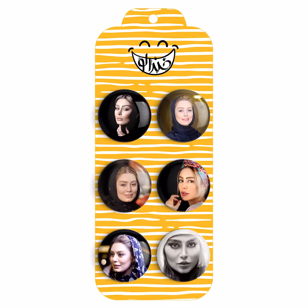 پیکسل خندالو مدل سحر قریشی کد 373A مجموعه 6 عددی