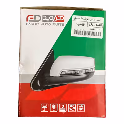 آینه جانبی برقی چپ خودرو فردید مدل FD40101 مناسب برای پژو پارس