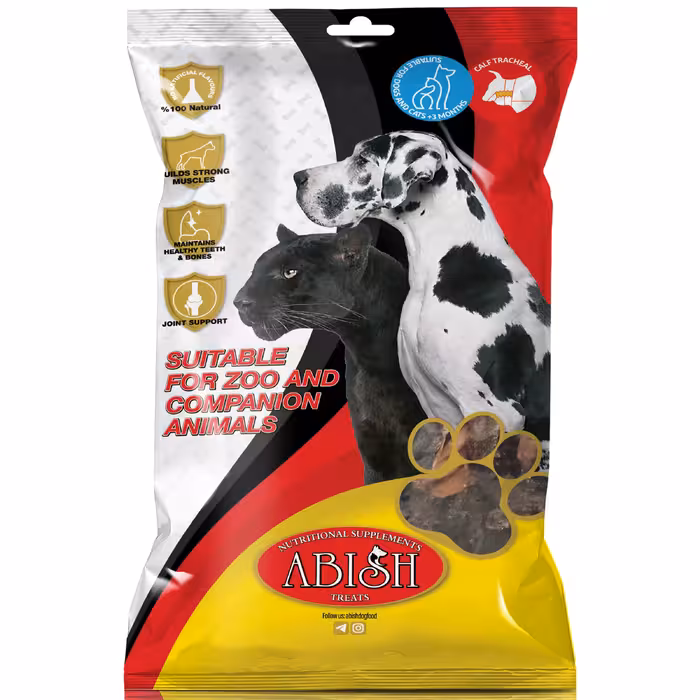 مکمل غذایی و تشویقی سگ و گربه ابیش کد 01 وزن 100 گرم مجموعه 10 عددی