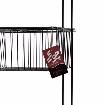 سبد سیب زمینی و پیاز پیشواز صنعت مدل سه طبقه مفتولی مربع کد 1510