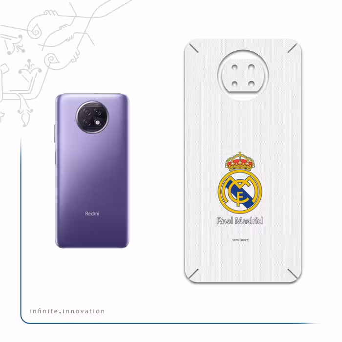 برچسب پوششی ماهوت مدل Real-Madrid مناسب برای گوشی موبایل شیائومی Redmi Note 9T