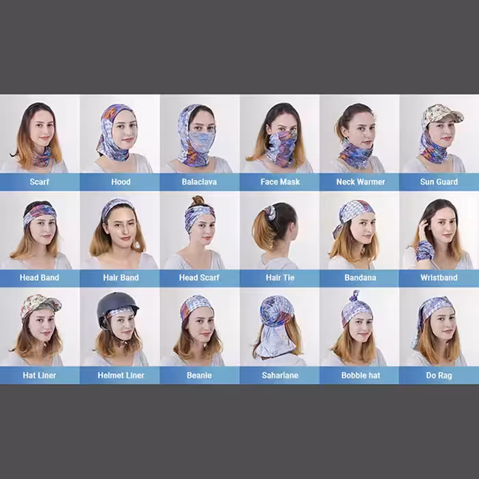 دستمال سر و گردن مدل باندانا کد 070