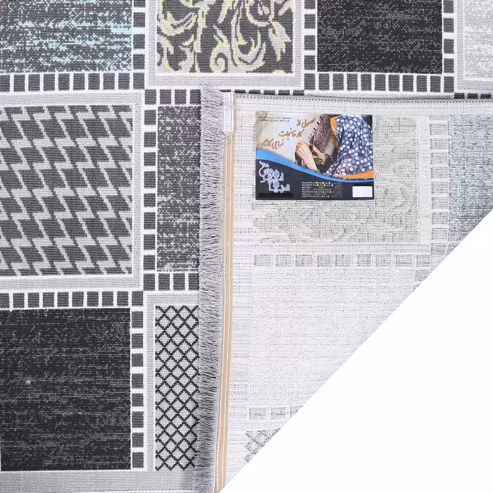 گلیم ماشینی دنیای فرش مدل مانا کد 1074