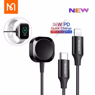 کابل تبدیل USB-C به لایتنینگ مک دودو مدل CH-2980 طول 1.5 متر