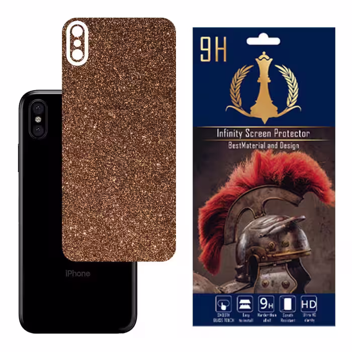 برچسب پوششی اینفینیتی مدل PR MAX مناسب برای گوشی موبایل اپل iPhone XS MAX به همراه محافظ صفحه نمایش