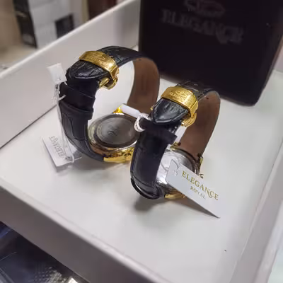 ست ساعت مچی عقربه ای زنانه و مردانه الگانس مدل 88se09el