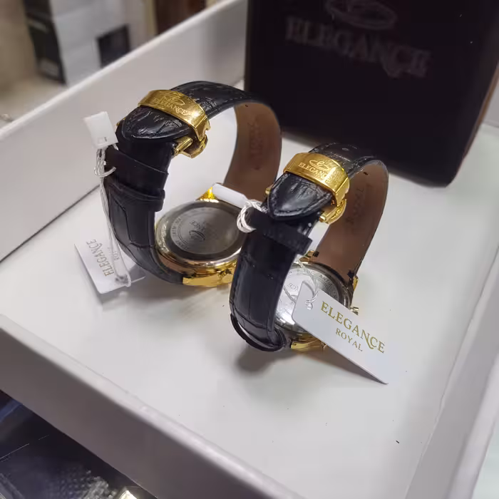 ست ساعت مچی عقربه ای زنانه و مردانه الگانس مدل 88se09el