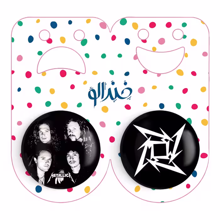 پیکسل خندالو مدل متالیکا Metallica کد 32623263 مجموعه 2 عددی