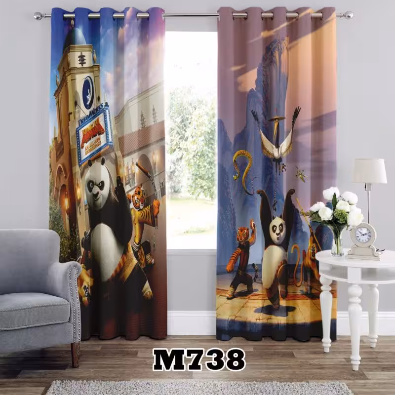 پرده سه بعدی طرح کودک