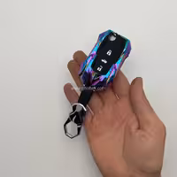 کاور ریموت سمند سه دکمه کلید تاشو طرح گاگ فِیس