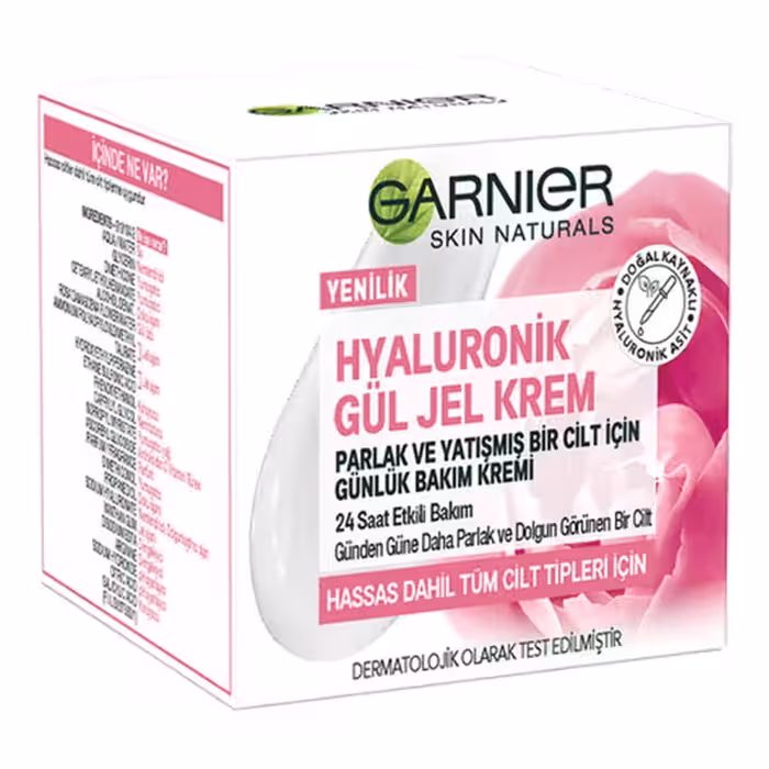 ژل کرم آبرسان گارنیر با رایحه گل برای تمامی پوست ها حجم 50 میلی