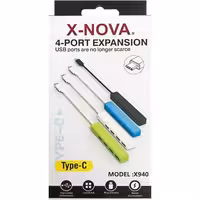 هاب تایپ سی 4 پورت USB3.0 نووا مدل X940