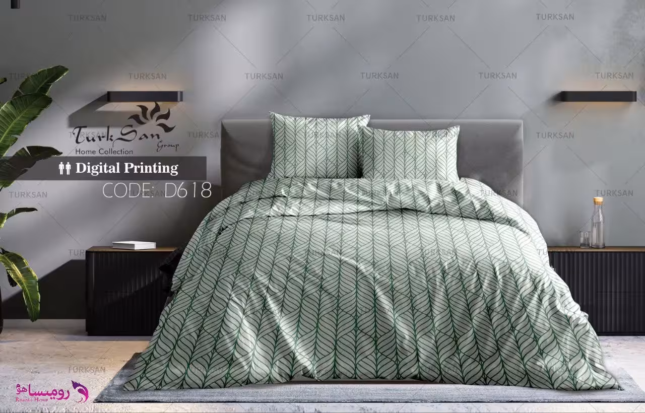 روتختی طرح هیلا دو نفره برند ترکسان کد JD618