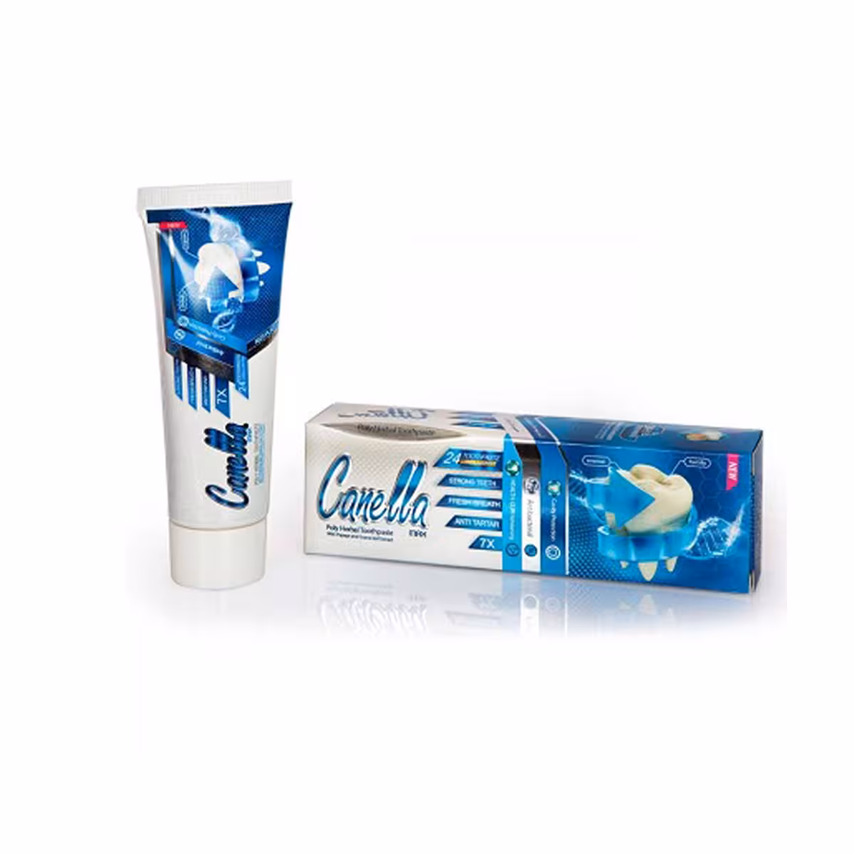 خمیر دندان کنلامکس مدل poly herbal حجم 100 میلی لیتر کنلامکس – Canella Max