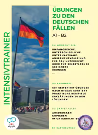 کتاب آلمانی Intensivtrainer ubungen zu den deutschen fallen A1 B2