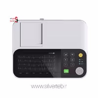 دستگاه نوار قلب 3 کانال یونکر مدل ECG3 با نمایشگر لمسی 7 اینچ و چاپگر حرارتی