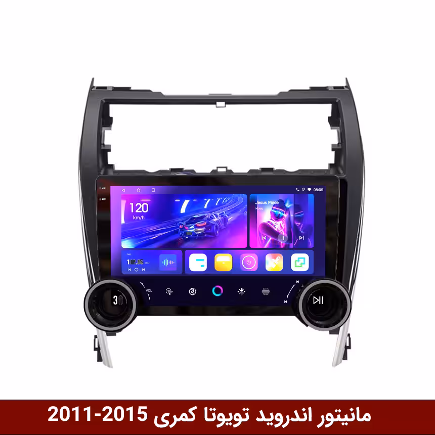 مانیتور دایموند 2K ولومدار تویوتا کمری 11-15 طرح راک باکس مدل 10 و 11 اینچ