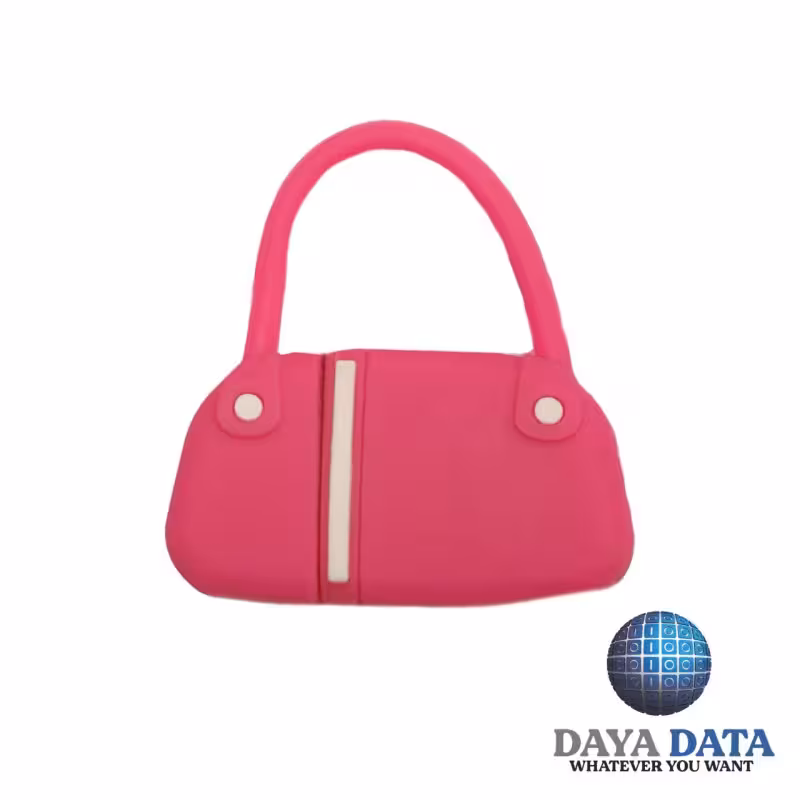 فلش مموری فانتزی دایا دیتا کیف دخترانه مدلPF1007-3 ظرفیت32GB-USB2 رنگ صورتی