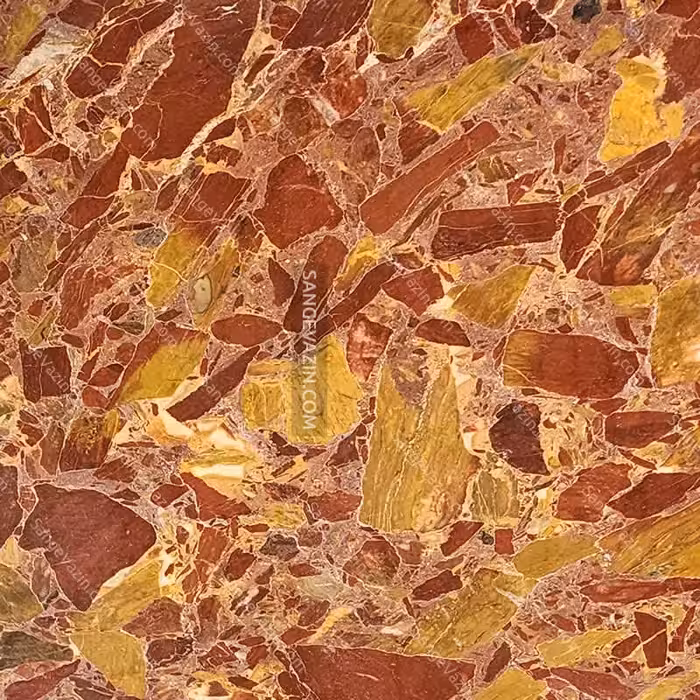 سنگ مرمریت قرمز کنگلومرا