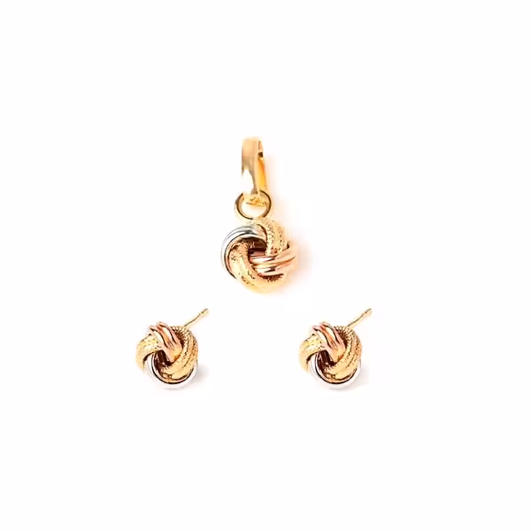 خرید نیم ست گره طلا