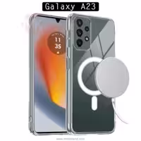 قاب گوشی شفاف مگسیف دار (MagSafe Cover) سازگار با Samsung Galaxy A23
