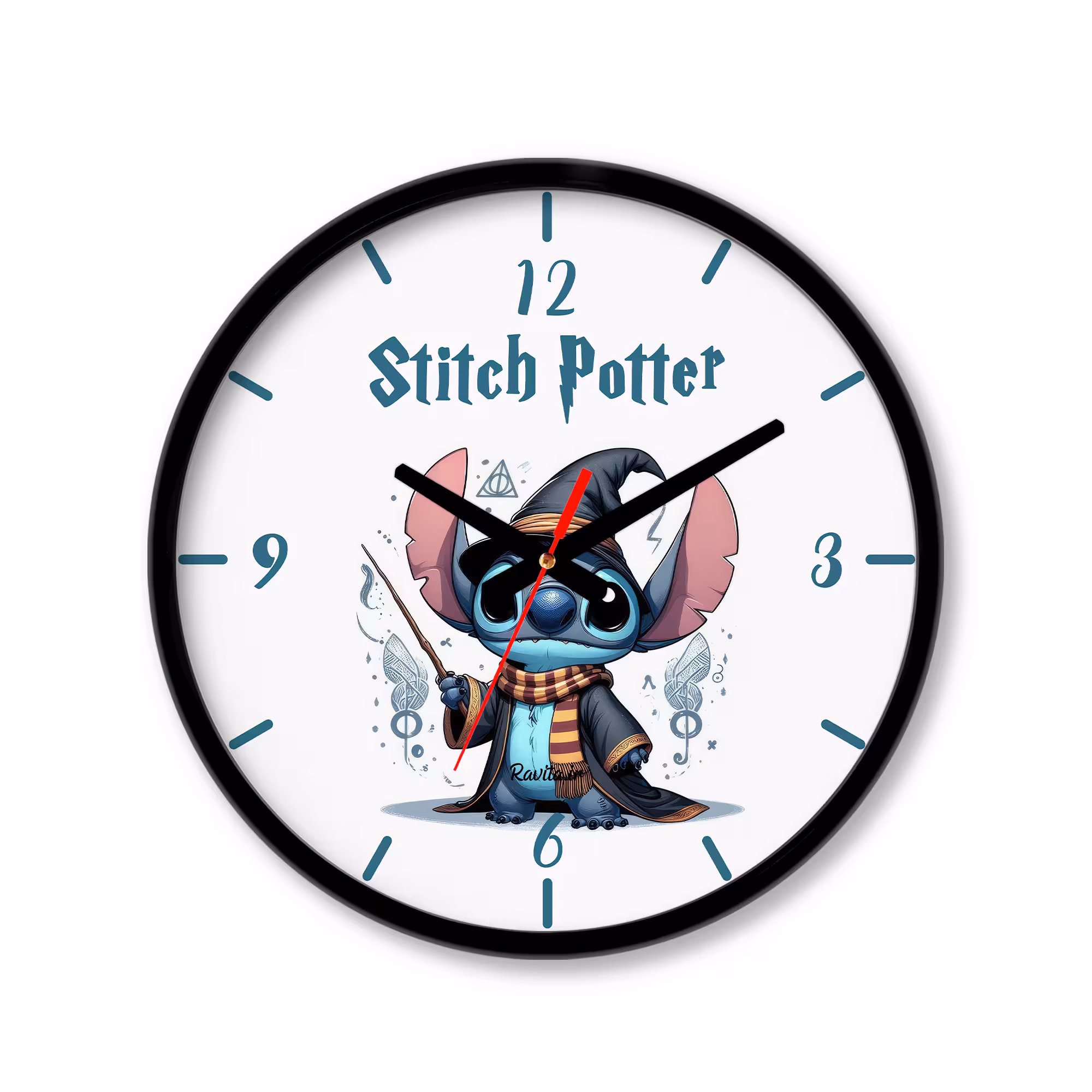 ساعت دیواری کوچک راویتا طرح استیچ پاتر کد 3603