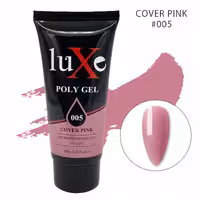 پلی ژل کاشت ناخن لوکسی LUXE 60ml کاور پینک – کد 005