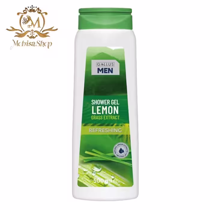 شامپو بدن آلمانی گالوس Gallus مدل Lemon حاوی عصاره لیمو 500 میل
