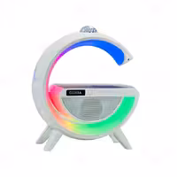 چراغ، اسپیکر و شارژر بی سیم مدل G2388 به همراه رقص نور
