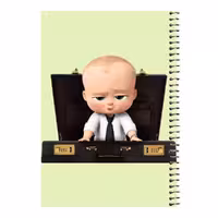 دفتر مشق 80 برگ اس جی مدل بچه رئیس