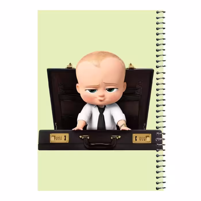 دفتر مشق 80 برگ اس جی مدل بچه رئیس