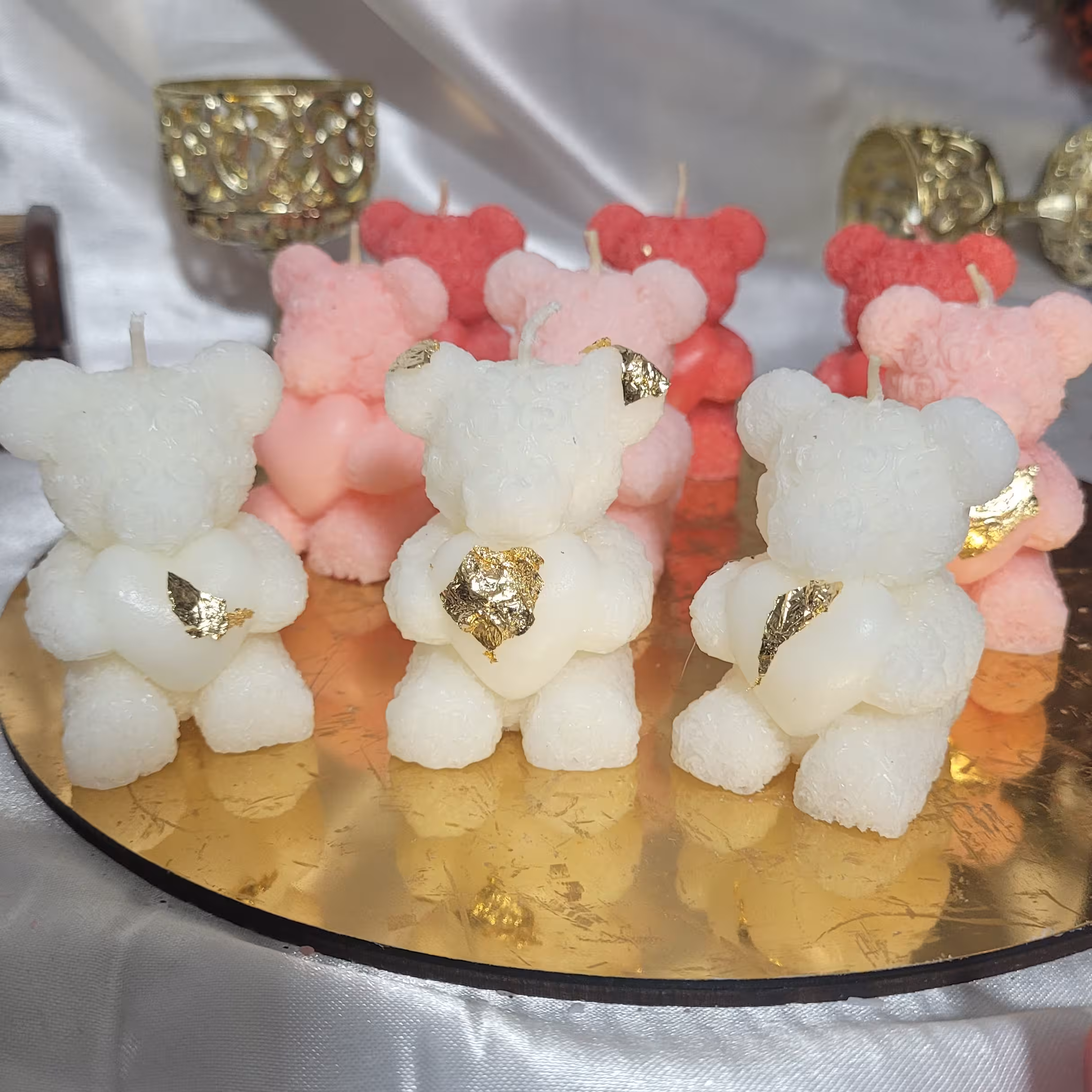 شمع خرس  سال طرح نشسته با رنگبندی متنوع و قیمت عمده