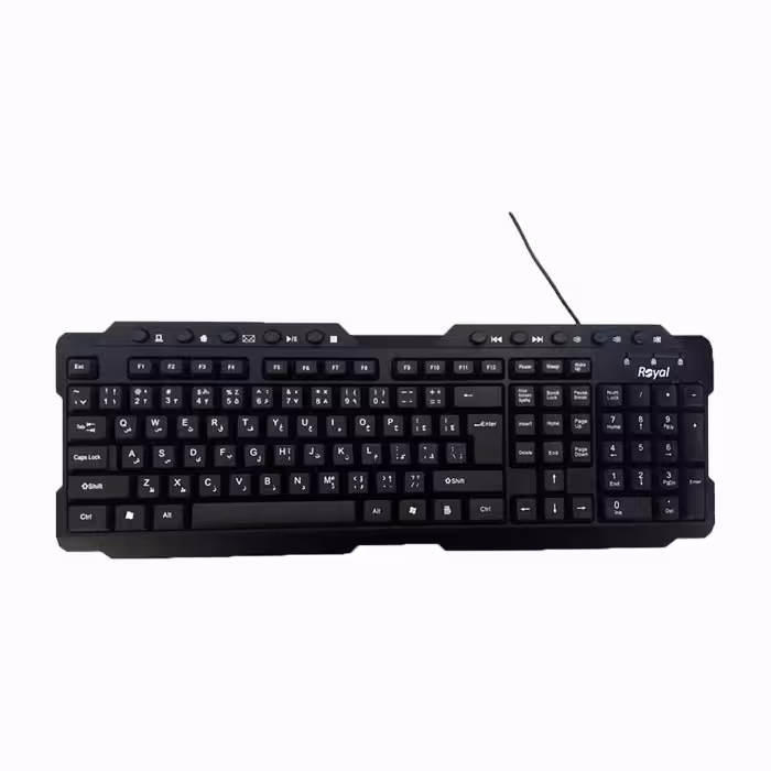 کیبورد سیم دار رویال مدل RK-155