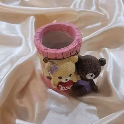 جامدادی سفال طرح خرس